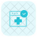 Online Medical Appointment Icon