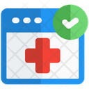Online Medical Appointment Icon