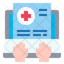 Online Medical Report Icon
