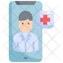 Medical Consultant Smartphone Icon