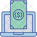 Online Dollar Payment Conversion Money Icon