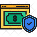 Online Money Security Finance Security Secure Payment Icon