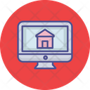 Online Mortgage Online Property Purchasing Online Property Selection Icon