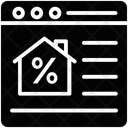 Estate Website Online Icon