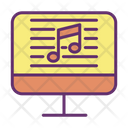 Online Music Script Icon