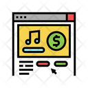 Online Music Subscription  Icon