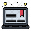Online Note Bookmark Computer Note Icon