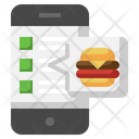 Online Order Order Food Burger Icon