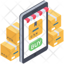 Online Order Booking Delivery Request Parcel Booking Icon