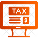 Online Pay Tax Icon