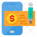 Payment Cheque Online Icon