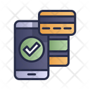 Online Payment Banking Smartphone Icon