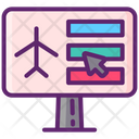 Online Plane Booking Booking Travel Booking Icon