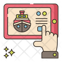 Online Plane Booking Icon