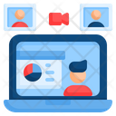 Presentation Online Online Conference Video Conference Icon