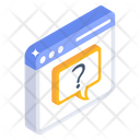 Question Online Query Faq Icon