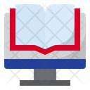 Online Reading Online Book E Learning Icon