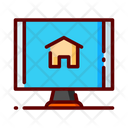Online Real Estate Online Property Dealing Online Property Icon