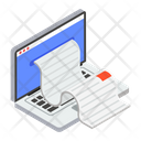 Online Receipt Voucher Receipt Paper Icon