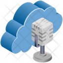 Cloud Computing Mic Icon