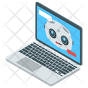 Online Robot Assistant Robot Technology Artificial Intelligence Icon