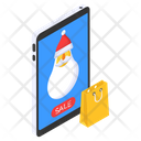 Christmas Sale Online Sale Mobile Sale Icon