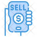 Online Sell Sell Stock Market Icon