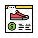 Online Shoe Shoes Department Icon