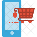 Shopping Online Mobile Icon