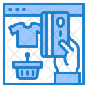 Online Shopping Credit Card Basket Icon