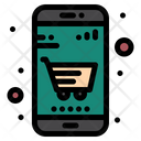 Online Shopping Basket Business Icon