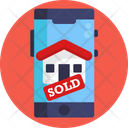 Online Sold Home Sold Property Icon