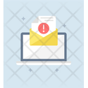 Online Spam Email Message Error Email Error Icon