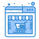 Online Store Online Shop Online Stall Icon