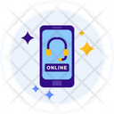 Monline Help Online Support Customer Care Officer Icon