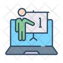 Online Teaching Online Course Online Study Icon