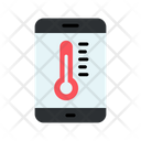 Online Temperature Thermometer Temperature Icon