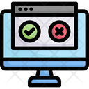 Online Testing Testing Computer Icon