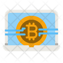 Online Trading Bitcoin Icon