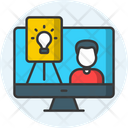 Online Training Online Education Virtual Learning Icon