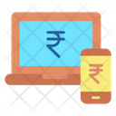 Mmonetizing Online Transfer Rupee Transfer Icon