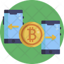 Bitcoin Mobile Phone Cryptocurrency Icon