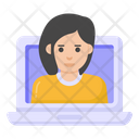 Web User Online User Video Call Icon