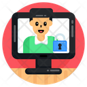 Online User Protection Online User Security User Safety Icon