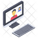 Online Video Chat  Icon