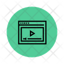 Online Video Editing Icon