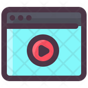 Internet Technology Online Video Stream Video Icon