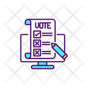 Online Voting Online Vote Icon
