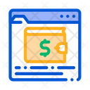 Internet Electronic Wallet Icon