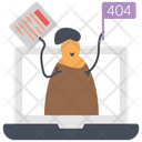 Online Web Error Error 404 Missing File Icon